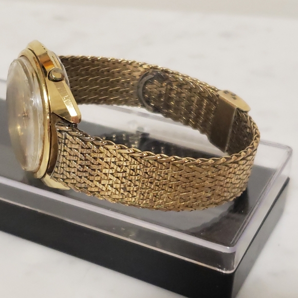 Vintage Seiko Men's Automatic Goldtone Watch 6106-6007 With Mesh Bracelet Runs! - Picture 7 of 12